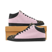#Rossolini1# TimeLess Light Pink Men's Chukka Canvas Shoes (Model 003)