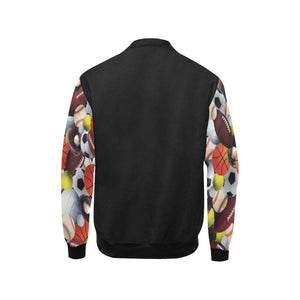 #Rossolini1# In Your Face BALLIN Sleeves Kids' Bomber Jacket (Model H40)