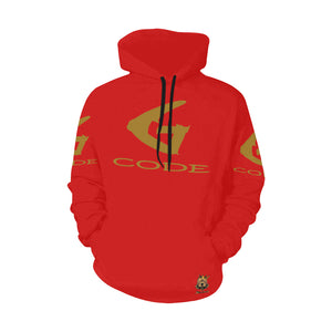 #Rossolini1# G-CODE Red Hoodie for Women (Model H13)