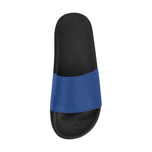 #Rossolini1# Royal Blue Men's Slide Sandals/Large Size (Model 057)