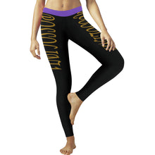 #Rossolini1# TheName Purple Trim Low Rise Leggings (Invisible Stitch) (Model L05)