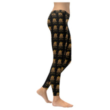 #Rossolini1# Black Low Rise Leggings (Invisible Stitch) (Model L05)