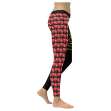#Rossolini1# TheName LIPS and HEARTS Low Rise Leggings (Invisible Stitch) (Model L05)