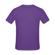 #Rossolini1.com# Gold Writing Purple Men's T-Shirt