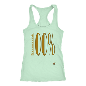 #100%# Racerback Tank
