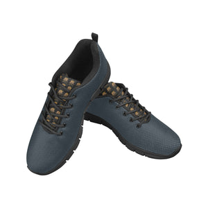 #Rossolini1# TimeLess Navy Blue Men's Breathable Running Shoes/Large (Model 055)