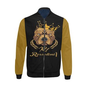#Rossolini1# In Your Face Gold Bomber Jacket for Men (Model H31)