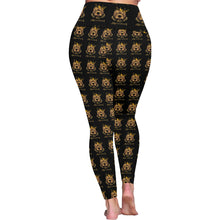 #Rossolini1# MaskOff Black Plus Size High Waist Leggings (Model L44)