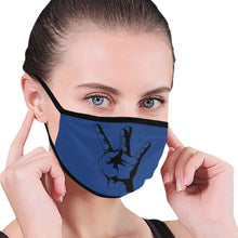 #STRAIGHT OUT OF THE WEST# Blue Mouth Mask