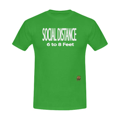 #SOCIAL DISTANCE# Green T-Shirt