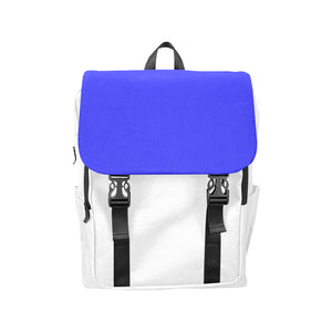 #Rossolini1#Blue/White Casual Shoulders Backpack (Model 1623)