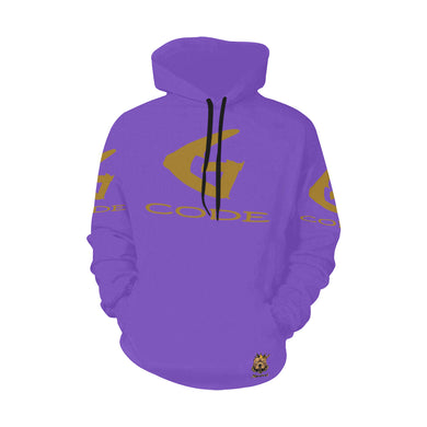#Rossolini1# G-CODE Purple Hoodie for Women (Model H13)