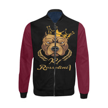 #Rossolini1# In Your Face Candy Apple Red Bomber Jacket for Men (Model H31)