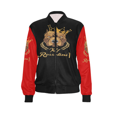 #MASKOFF# B/R Bomber Jacket for Women (Model H36)