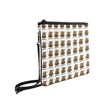 #Rossolini1# 2 White Slim Clutch Bag (Model 1668)