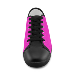 #Rossolini1# Hot Pink Canvas Shoes for Women/Large Size (Model 016)
