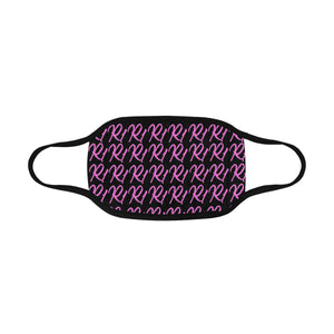 #R1# Pink Writing Mouth Mask