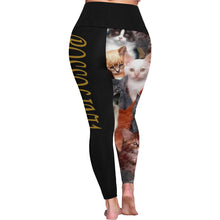 #Rossolini1# TheName Cats Plus Size High Waist Leggings (Model L44)