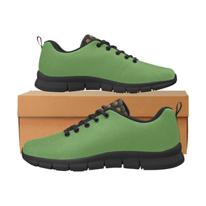 #Rossolini1# TimeLess Grass Green Men's Breathable Running Shoes/Large (Model 055)