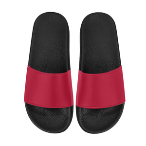 #Rossolini1# Red Men's Slide Sandals/Large Size (Model 057)