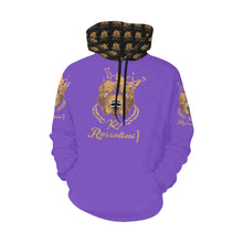 #MASK OFF# Purple Hoodie for Men (Model H13)