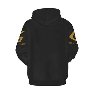 #Rossolini1# G-CODE Black Hoodie for Women (Model H13)