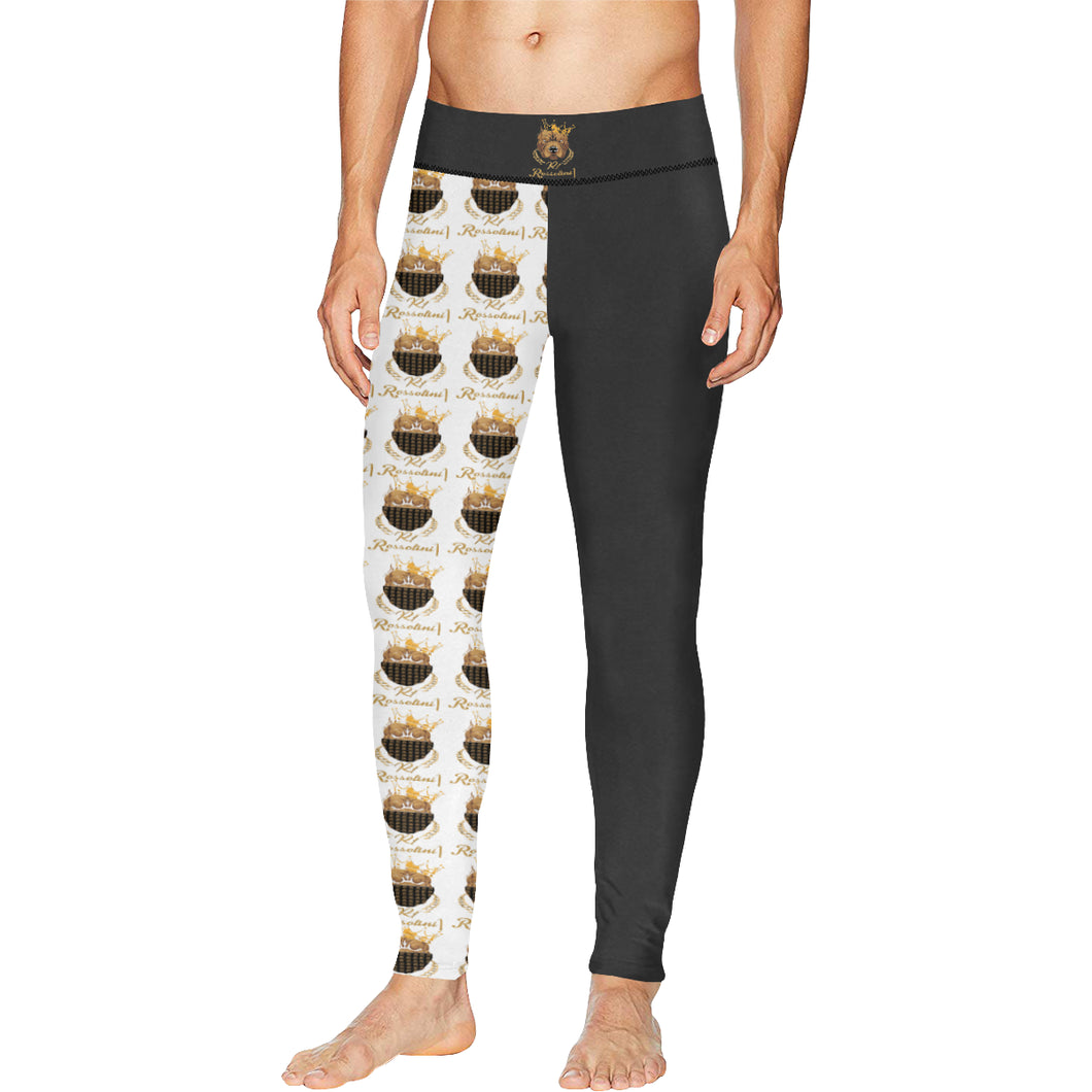 #MASKON# All Over Right White Meggings (Model L38)