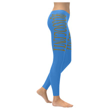 #Rossolini1# TheName Blue Low Rise Leggings (Invisible Stitch) (Model L05)