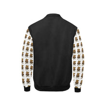 #Rossolini1# In Your Face MaskOff White Sleeves Kids' Bomber Jacket (Model H40)