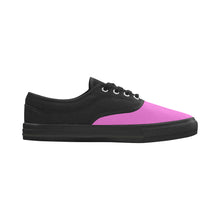 #Rossolini1# Tips Pink Aries Men's Canvas Shoes (Model 029)