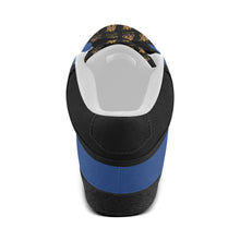 #Rossolini1# TimeLess Royal Blue Men's Chukka Canvas Shoes (Model 003)