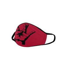 #STRAIGHT OUT OF THE WEST# Red Mouth Mask