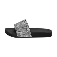#Rossolini1# SnakeSkin IMG Men's Slide Sandals/Large Size (Model 057)