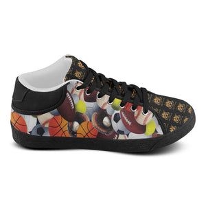 #Rossolini1# TimeLess BALLIN Men's Chukka Canvas Shoes (Model 003)