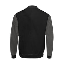 #Rossolini1# In Your Face Asphalt Bomber Jacket for Men (Model H31)