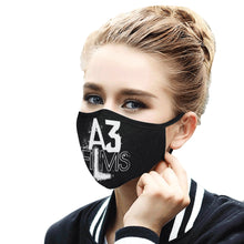 #A3FILMS# Mouth Mask in One Piece (2 Filters Included) (Model M02)