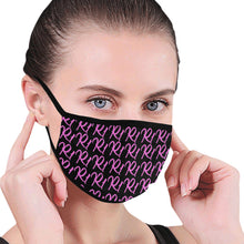 #R1# Pink Writing Mouth Mask