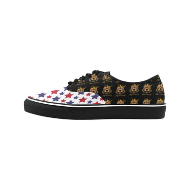 #Rossolini1# Star Colors Classic Women's Canvas Low Top Shoes/Large (Model E001-4)