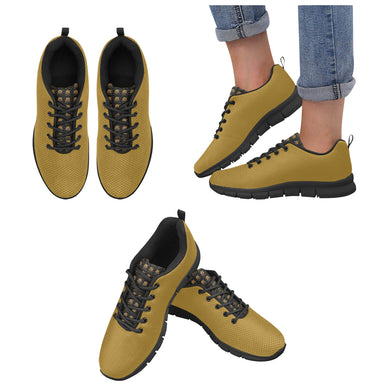 #Rossolini1# TimeLess Gold Women's Breathable Running Shoes (Model 055)