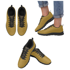 #Rossolini1# TimeLess Gold Women's Breathable Running Shoes (Model 055)