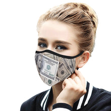 #Money By The Ton# Mouth Mask in One Piece (2 Filters Included) (Model M02)