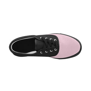 #Rossolini1# Tips Light Pink Aries Men's Canvas Shoes (Model 029)