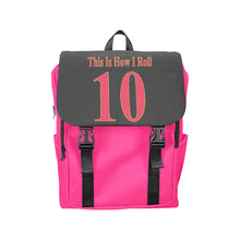 #This Is How I Roll# 10 Red/Gold Casual Shoulders Backpack (Model 1623)