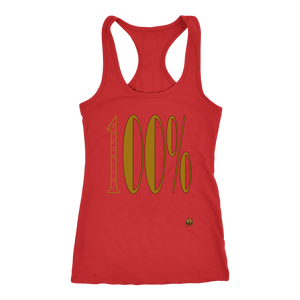 #100%# Racerback Tank