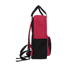 #Rossolini1# Black/Red Twin Handle Backpack (Model 1732)