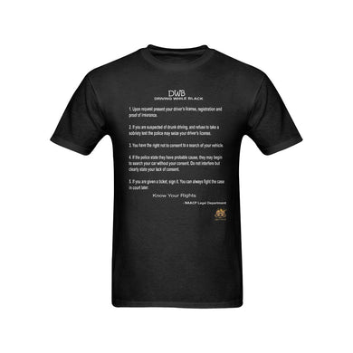 #DWB# Driving While Black  Black T-Shirt