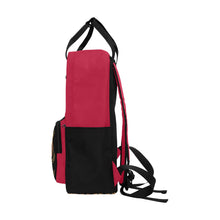 #Rossolini1# Black/Red Twin Handle Backpack (Model 1732)
