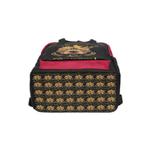 #Rossolini1# Black/Red Twin Handle Backpack (Model 1732)