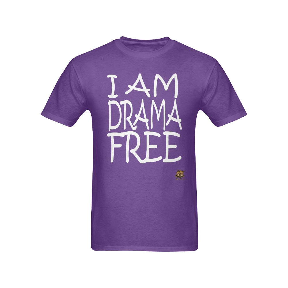 #DRAMA FREE# Purple T-Shirt
