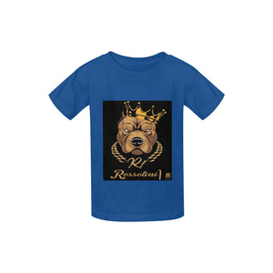 #Rossolini1# Logo Blue Kid's  Classic T-shirt (Model T22)